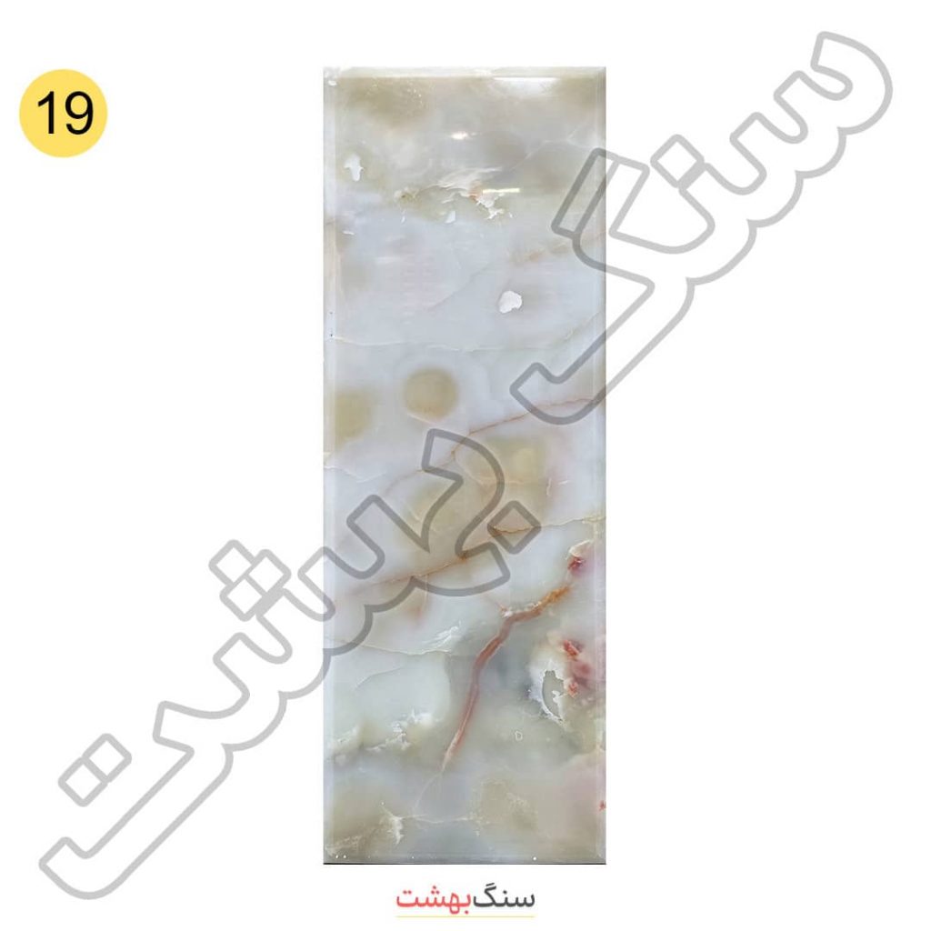 سنگ مزار مرمر زیتونی | کد 19