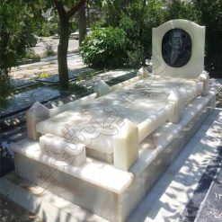 سنگ قبر مرمر سفید ممتاز