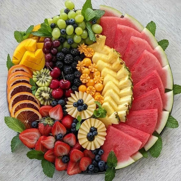 تزئین میوه های تابستانه برای ختم