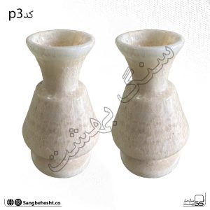 جا شمعی مرمر دست ساز | کد p3